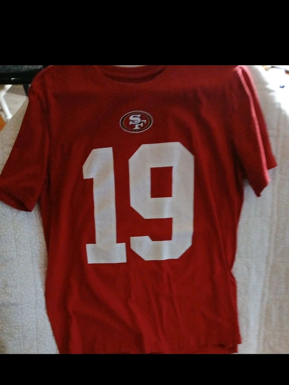 Nike Brand San Francisco 49ers #19 Men's NFL Football T Shirt Sz Med